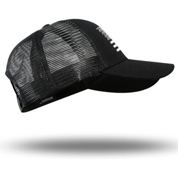 Men's American Flag Trucker Cotton, Polyester Baseball Hat - Picture 5 of 7